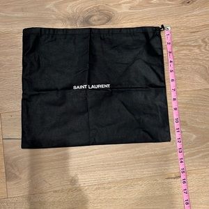 Saint Laurent garment/dust bag.